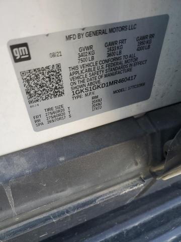 1GKS1GKD1MR460417 GMC Yukon Xl C1500 Slt