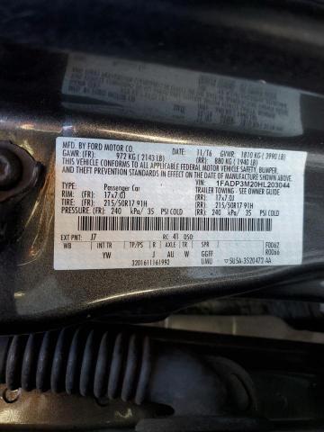 1FADP3M20HL203044 Ford FOCUS SEL