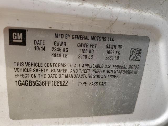 1G4GB5G36FF186022 Buick Lacrosse