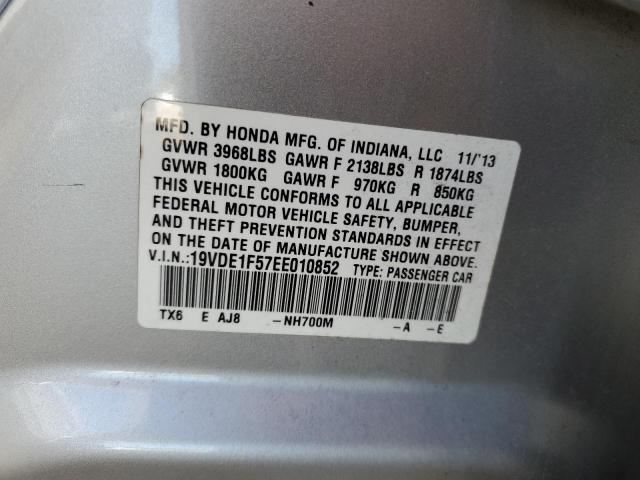 19VDE1F57EE010852 Acura Ilx 20 Premium
