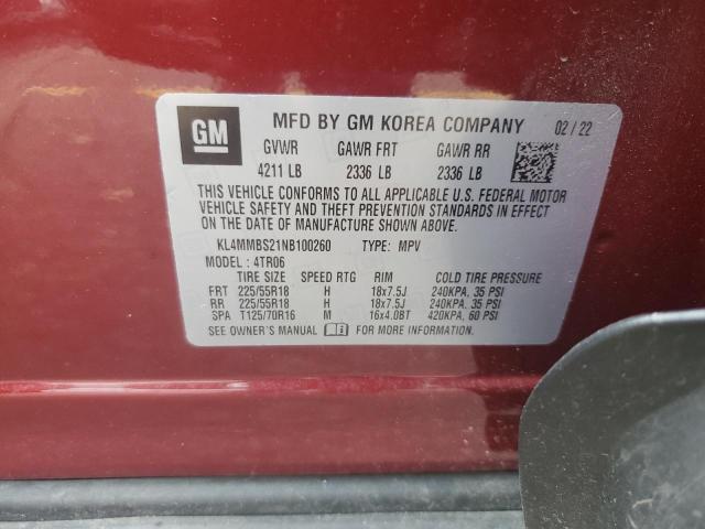 KL4MMBS21NB100260 Buick Encore Gx Preferred