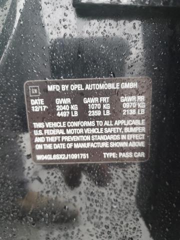 W04GL6SX2J1091751 Buick Regal Preferred