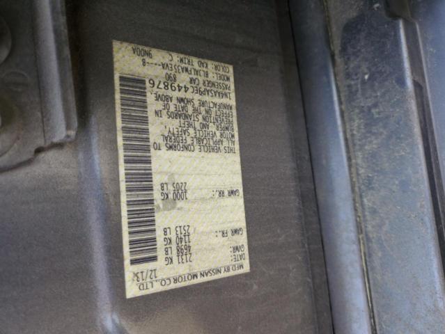 1N4AA5AP9EC449876 Nissan MAXIMA S