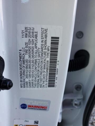 5FNYF6H24NB025308 Honda PILOT SE