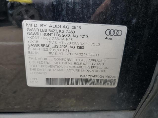 WA1C2AFP4GA148734 Audi Q5 PREMIUM