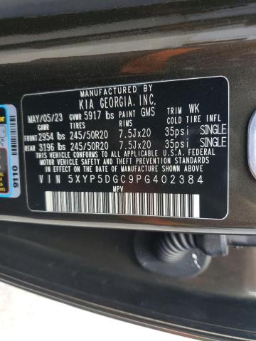 5XYP5DGC9PG402384 KIA Telluride Sx
