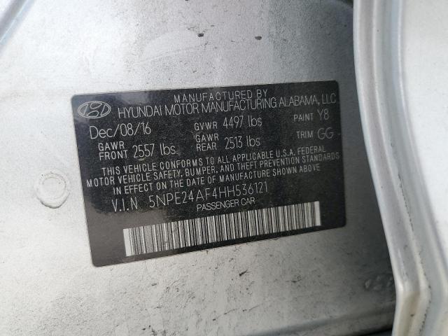 5NPE24AF4HH536121 Hyundai SONATA SE
