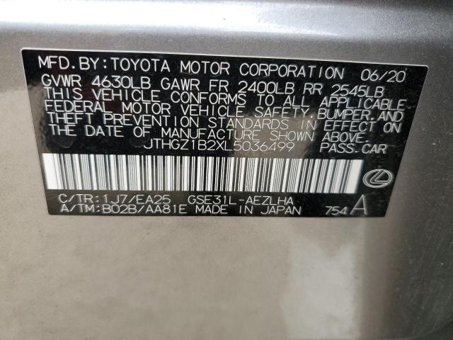 JTHGZ1B2XL5036499 Lexus Is 350 F-sport