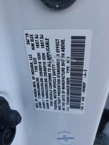 7FARW1H94KE015625 Honda Cr-v Touring
