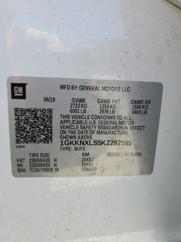 1GKKNXLS5KZ292585 GMC Acadia Denali