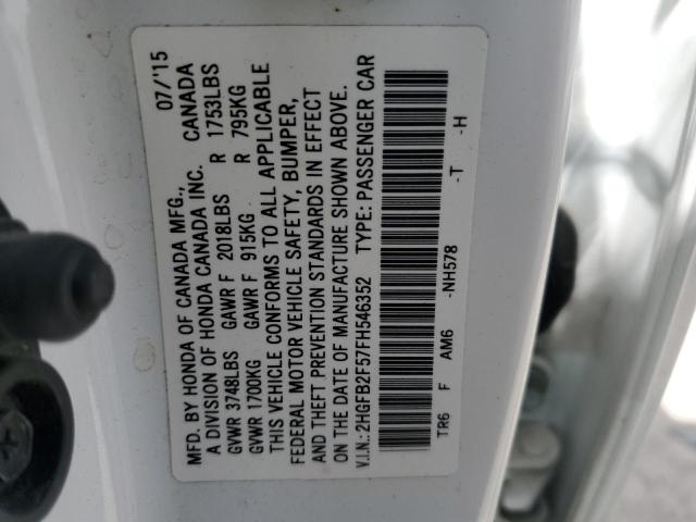 2HGFB2F57FH546352 Honda Civic Lx