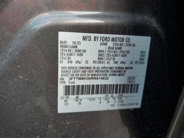 3FTTW8H36RRA14622 Ford Maverick Xlt