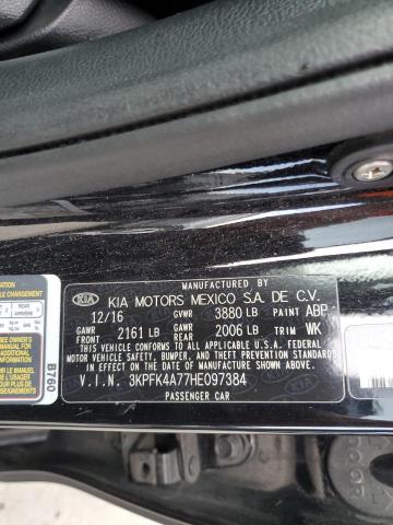 3KPFK4A77HE097384 KIA FORTE LX