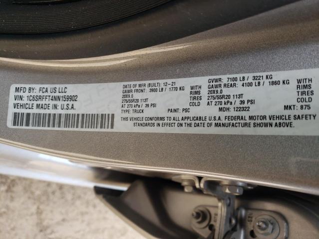 1C6SRFFT4NN159902 RAM 1500 Big Horn/lone Star