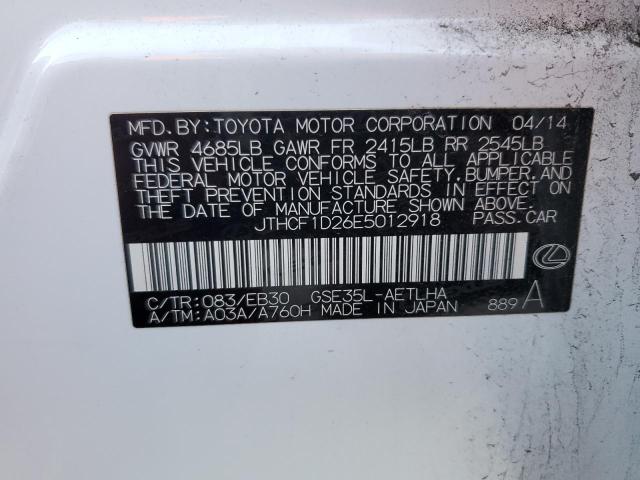 JTHCF1D26E5012918 Lexus IS 250