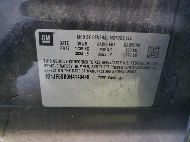 1G1JF5SB9H4140446 Chevrolet Sonic Premier