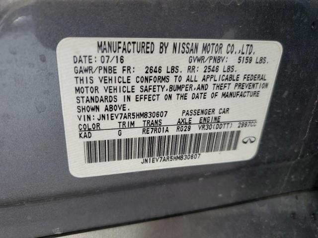 JN1EV7AR5HM830607 Infiniti Q50 Premium