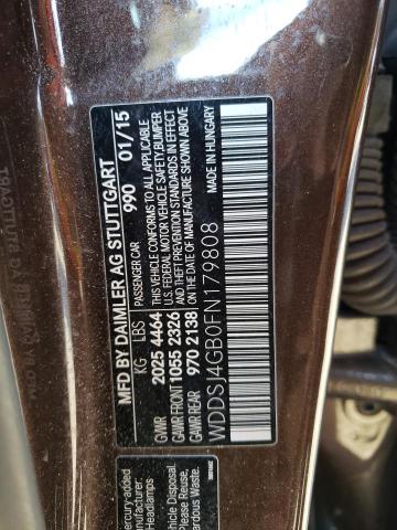 WDDSJ4GB0FN179808 Mercedes-Benz CLA 250 4MATIC
