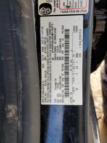 3FADP4AJ0JM116573 Ford FIESTA S