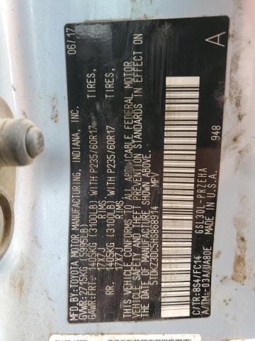 5TDKZ3DC5HS868914 Toyota SIENNA LE