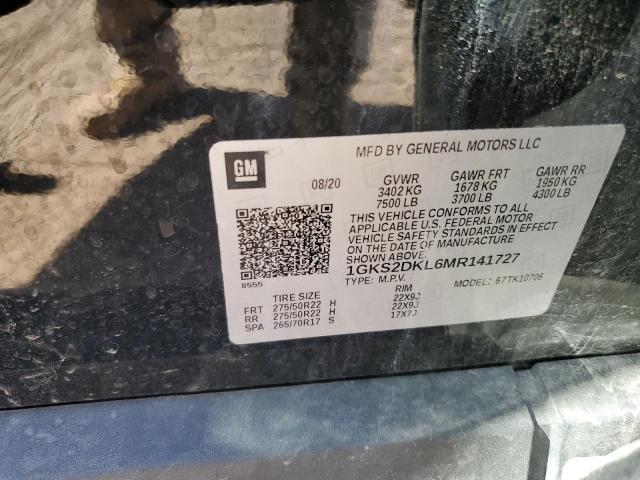 1GKS2DKL6MR141727 GMC YUKON DENALI