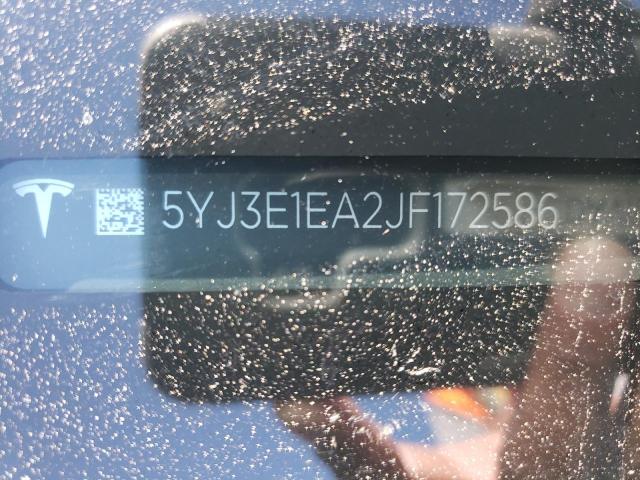 5YJ3E1EA2JF172586 Tesla MODEL 3