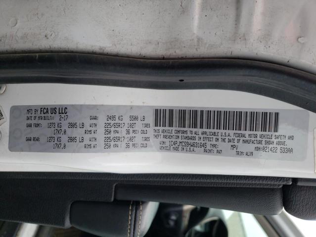 1C4PJMCS9HW631645 Jeep Cherokee Latitude
