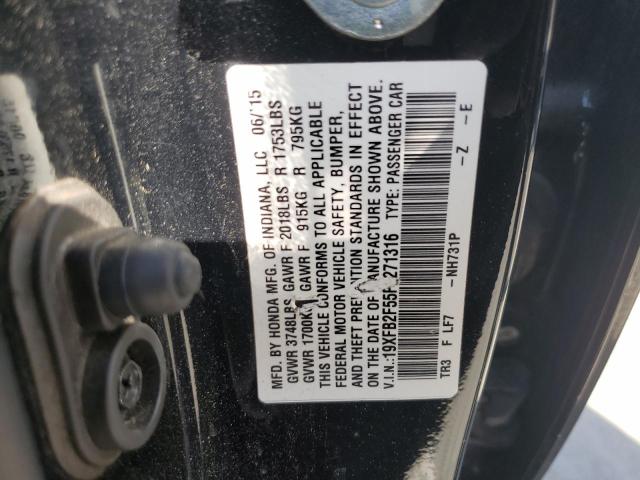 19XFB2F55FE271316 Honda Civic Lx