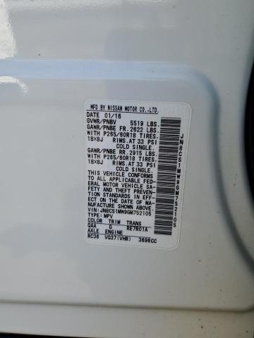 JN8CS1MW9GM752105 Infiniti QX70