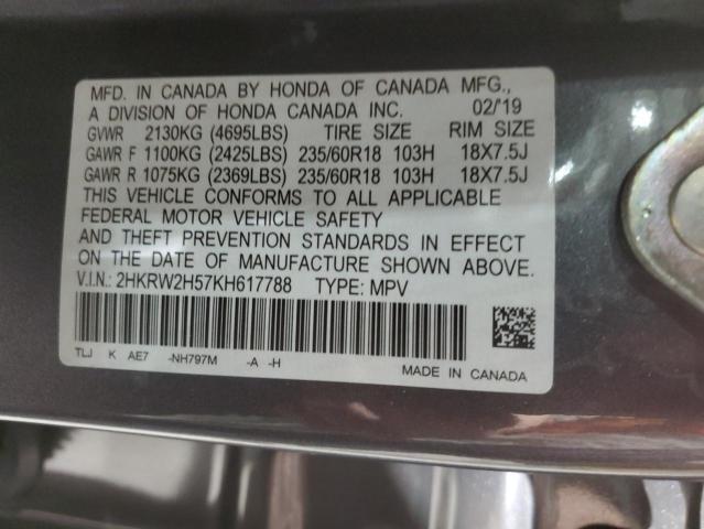 2HKRW2H57KH617788 Honda CR-V EX