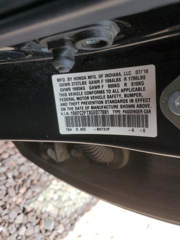 19XFC2F73GE077691 Honda CIVIC EX
