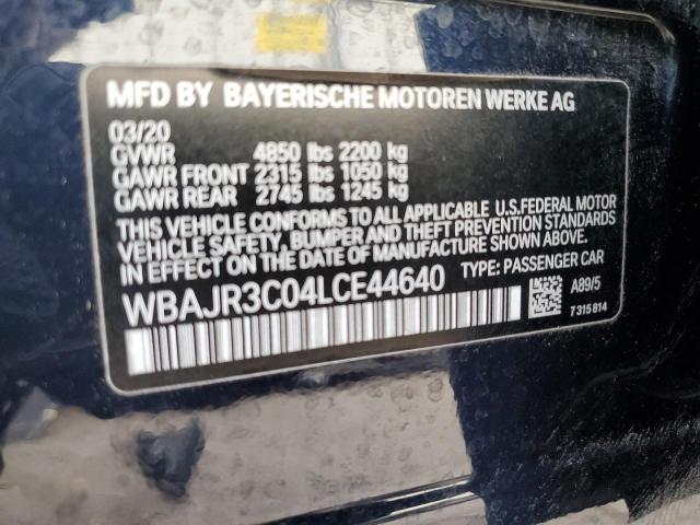 WBAJR3C04LCE44640 BMW 530 I