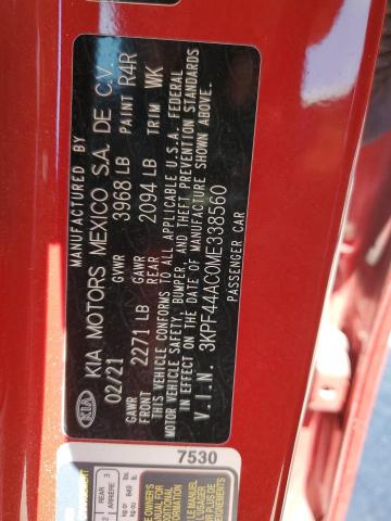 3KPF44AC0ME338560 KIA FORTE GT