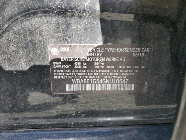 WBA8E1G54GNU10547 BMW 320 I
