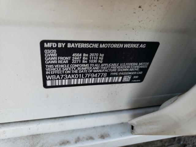 WBA73AK01L7F94778 BMW 228XI