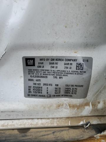 KL4CJDSB5GB584226 Buick Encore Premium