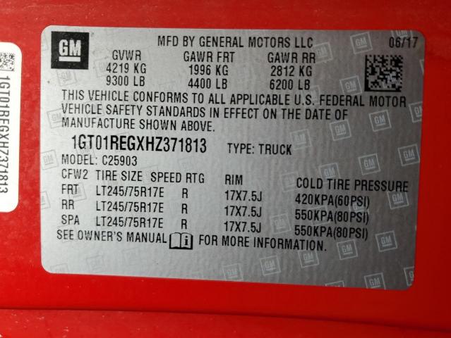 1GT01REGXHZ371813 GMC Sierra C2500 Heavy Duty