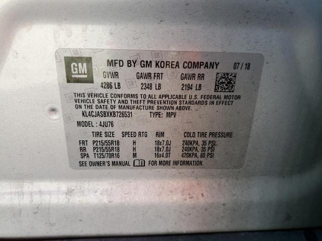 KL4CJASBXKB726531 Buick Encore Preferred