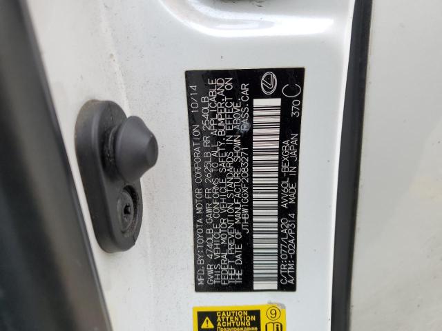 JTHBW1GGXF2083271 Lexus ES 300H