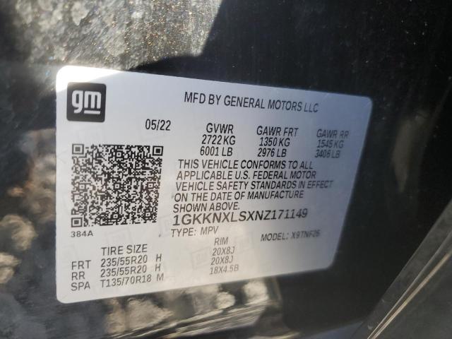 1GKKNXLSXNZ171149 GMC Acadia Denali
