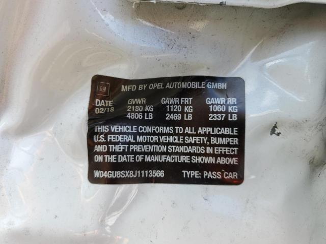 W04GU8SX8J1113566 Buick Regal Tourx Preferred