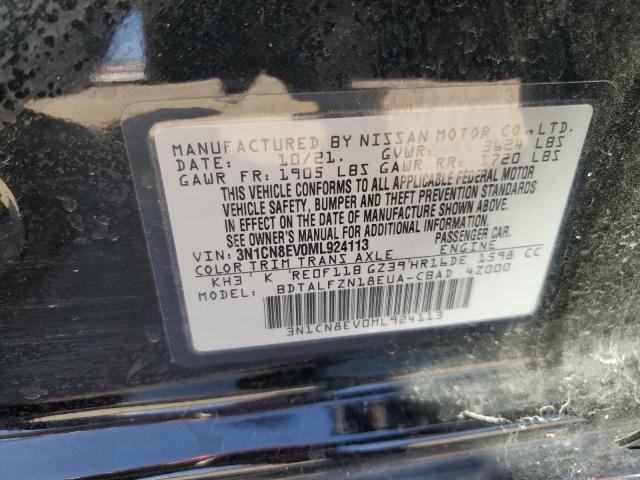 3N1CN8EV0ML924113 Nissan VERSA SV
