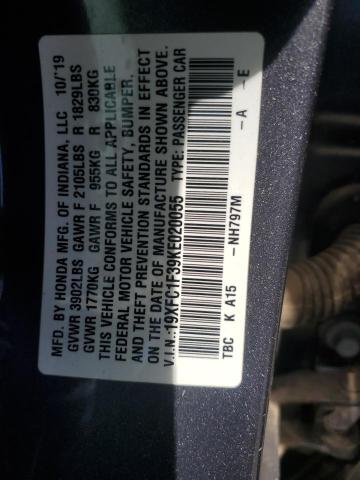 19XFC1F39KE020055 Honda CIVIC EX