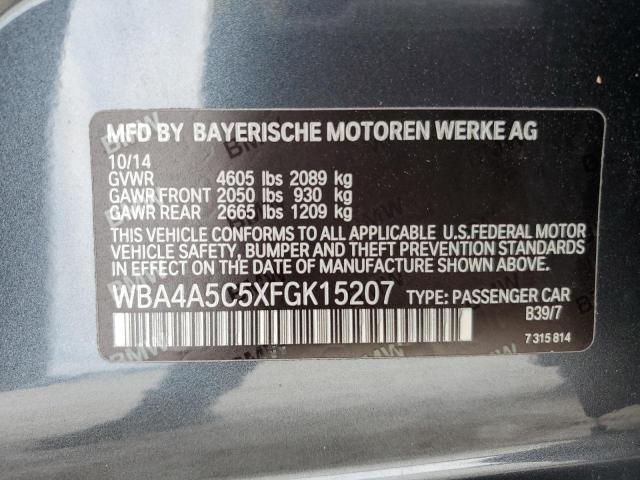 WBA4A5C5XFGK15207 BMW 428 I Gran Coupe