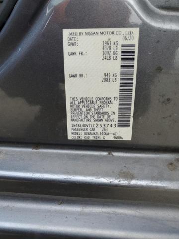 1N4BL4DV7LC253743 Nissan ALTIMA SV