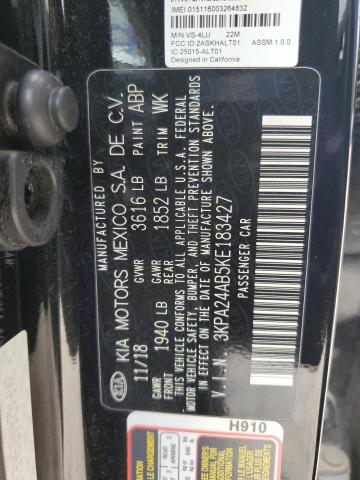 3KPA24AB5KE183427 KIA RIO S