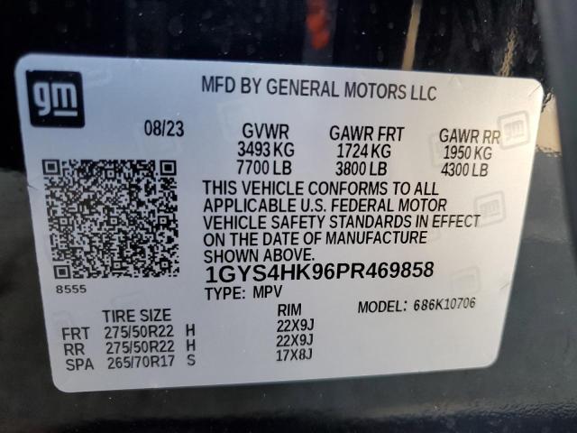 1GYS4HK96PR469858 Cadillac Escalade V Sport