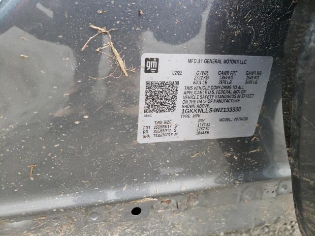 1GKKNLLS4NZ133330 GMC Acadia At4