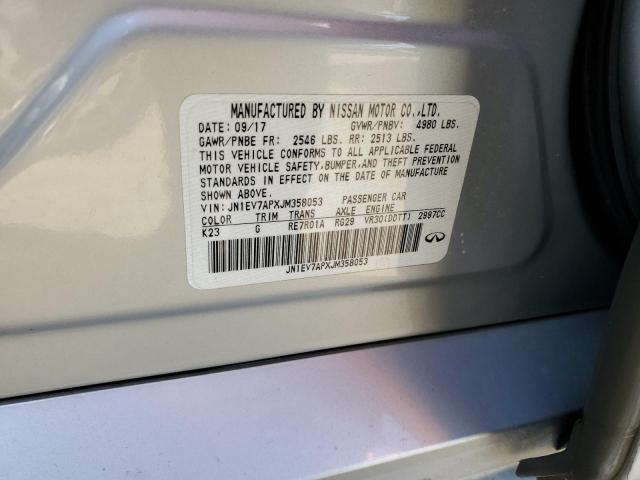 JN1EV7APXJM358053 Infiniti Q50 LUXE