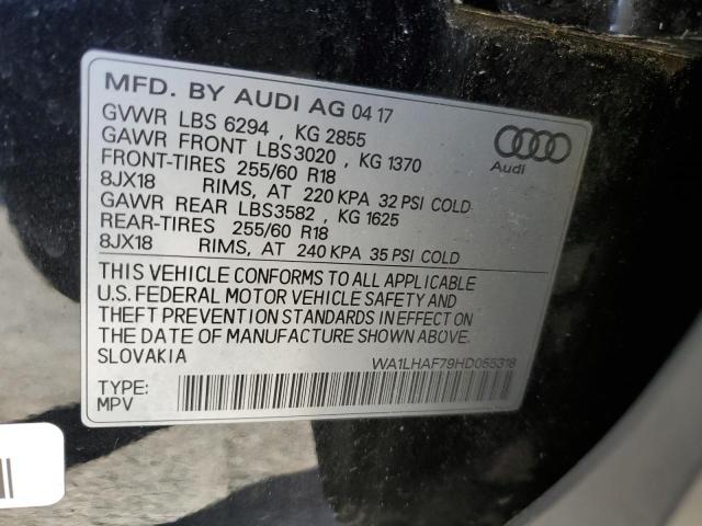 WA1LHAF79HD055318 Audi Q7 Premium Plus
